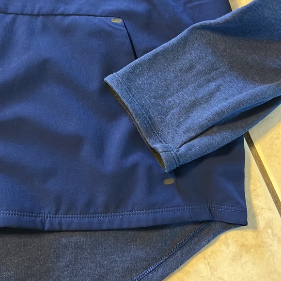 Nike -blue -golf pullover -quarter zip- - Picture 4 of 5